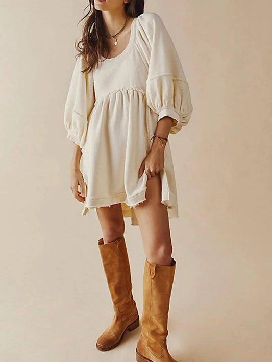 Kath - Round neck dress