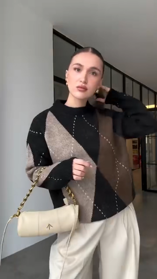 Kelly - Wool blend knitted jumper