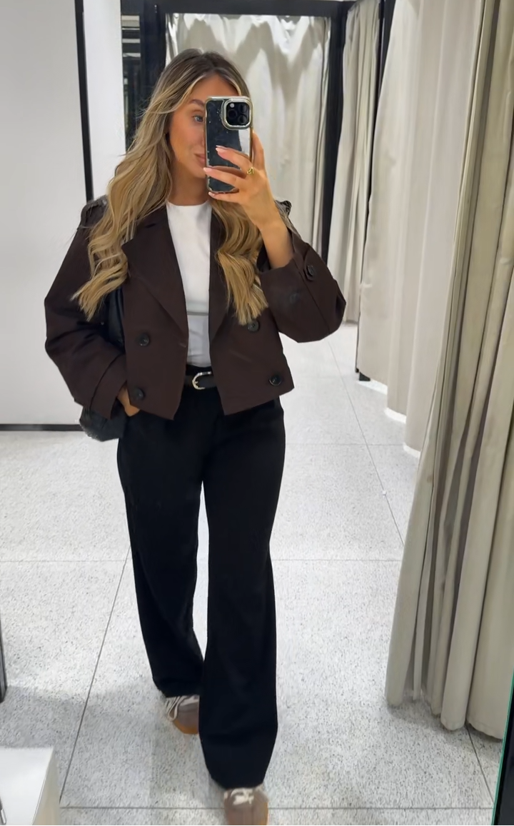 Kaia - Cropped classic trench