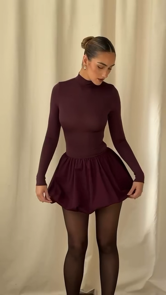 Fallon - Mini dress with bubble skirt