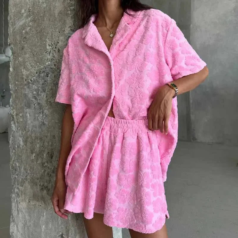 Chiara - Toweling two piece set