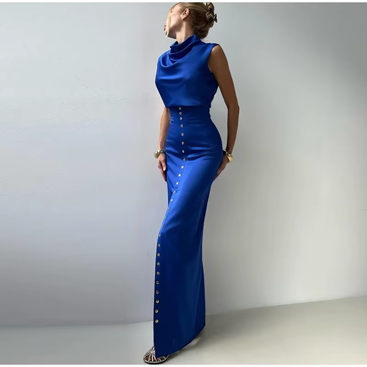 Carolina - Elegant crop top and skirt set