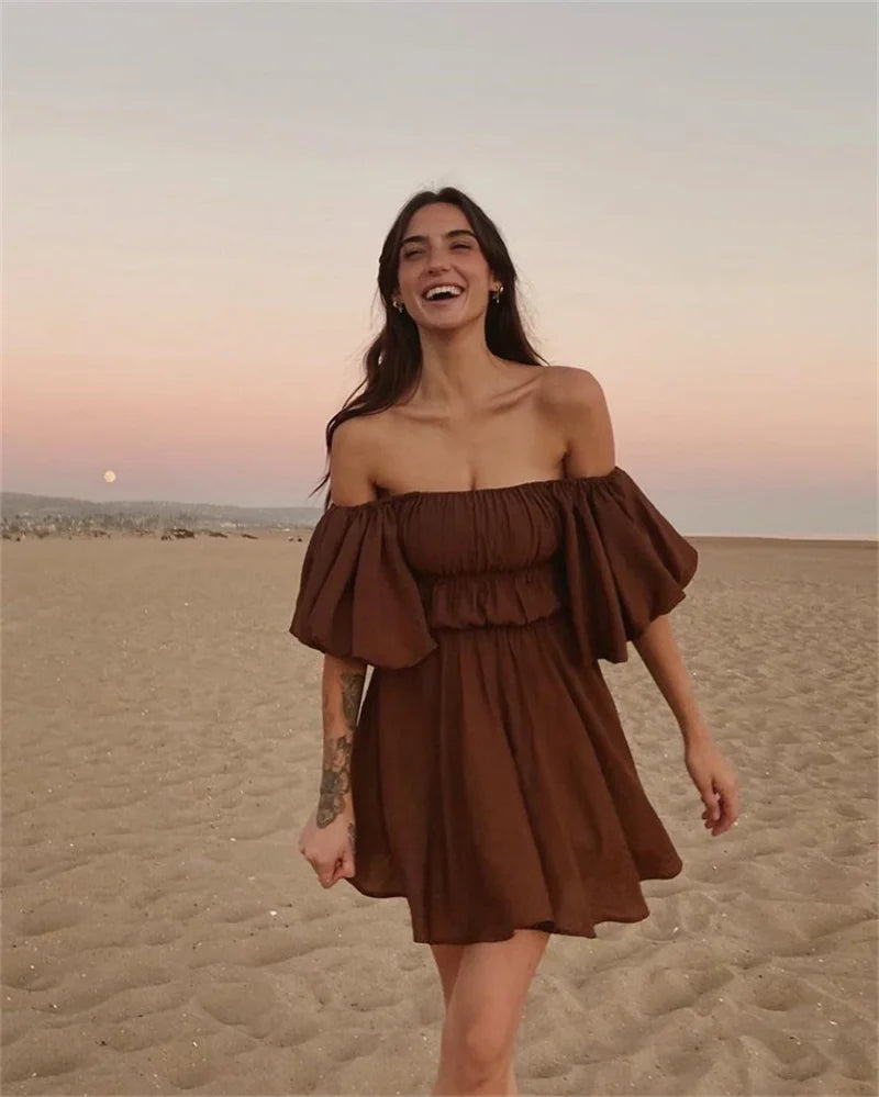 Thaia - Off shoulder summer dress