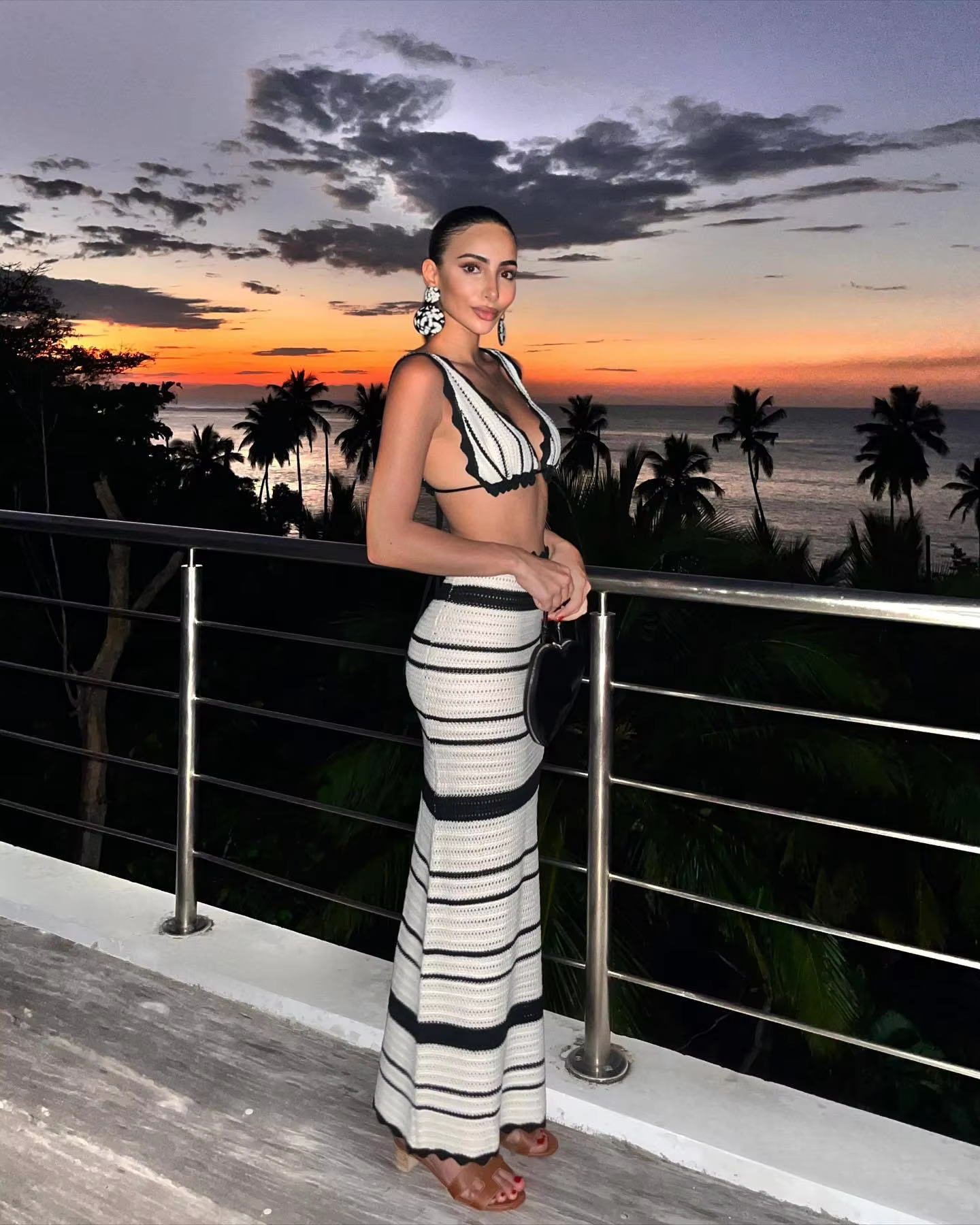 Zella - Crochet knit two piece set