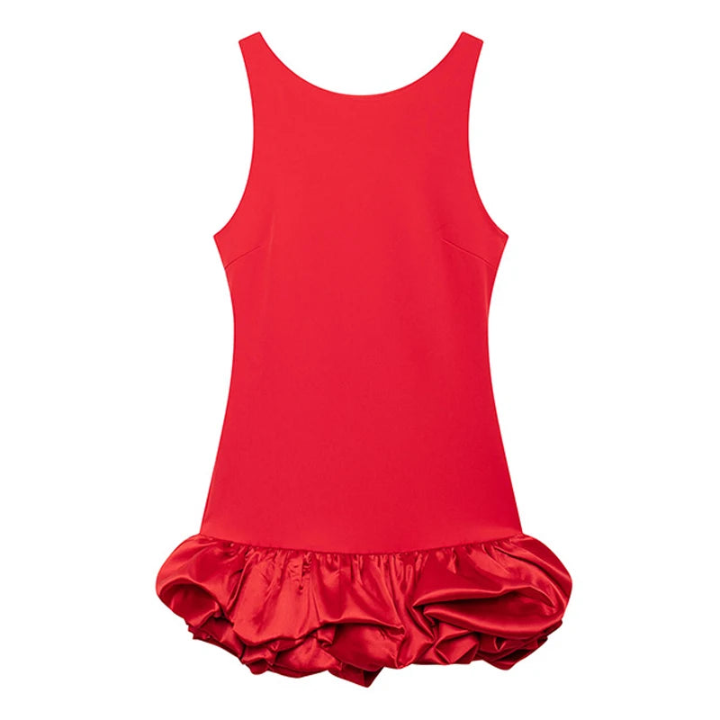 Serena - Ruffled mini dress