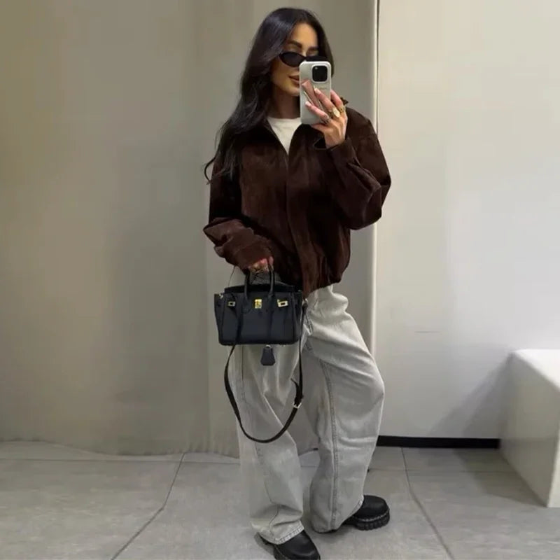 Miranda - Suede style jacket