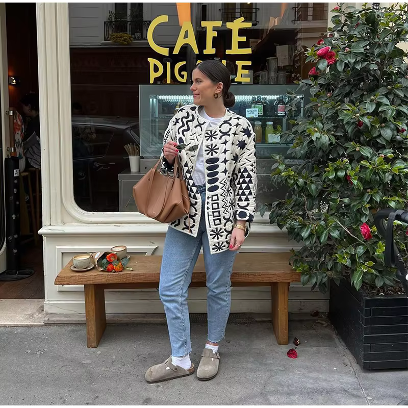 Aurora - Casual printed jacket