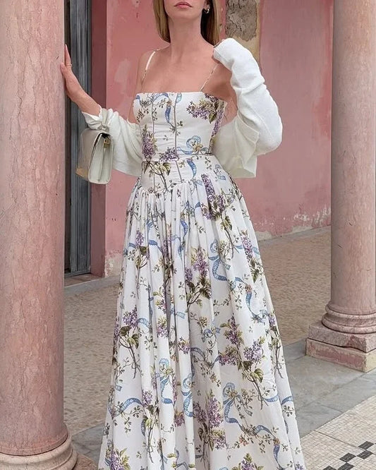 Paloma - Printed a-line dress