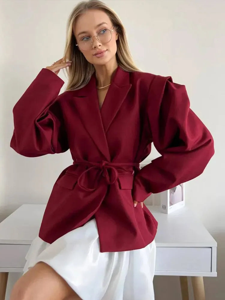 Anita - Big shoulder blazer jacket