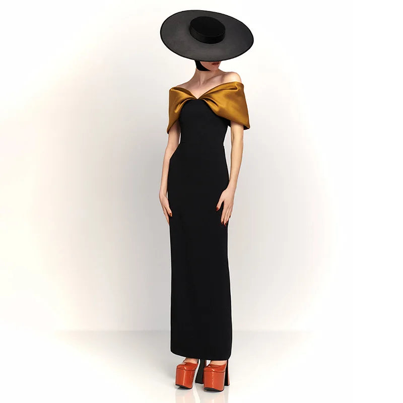 Delphine - Elegant off shoulder dress