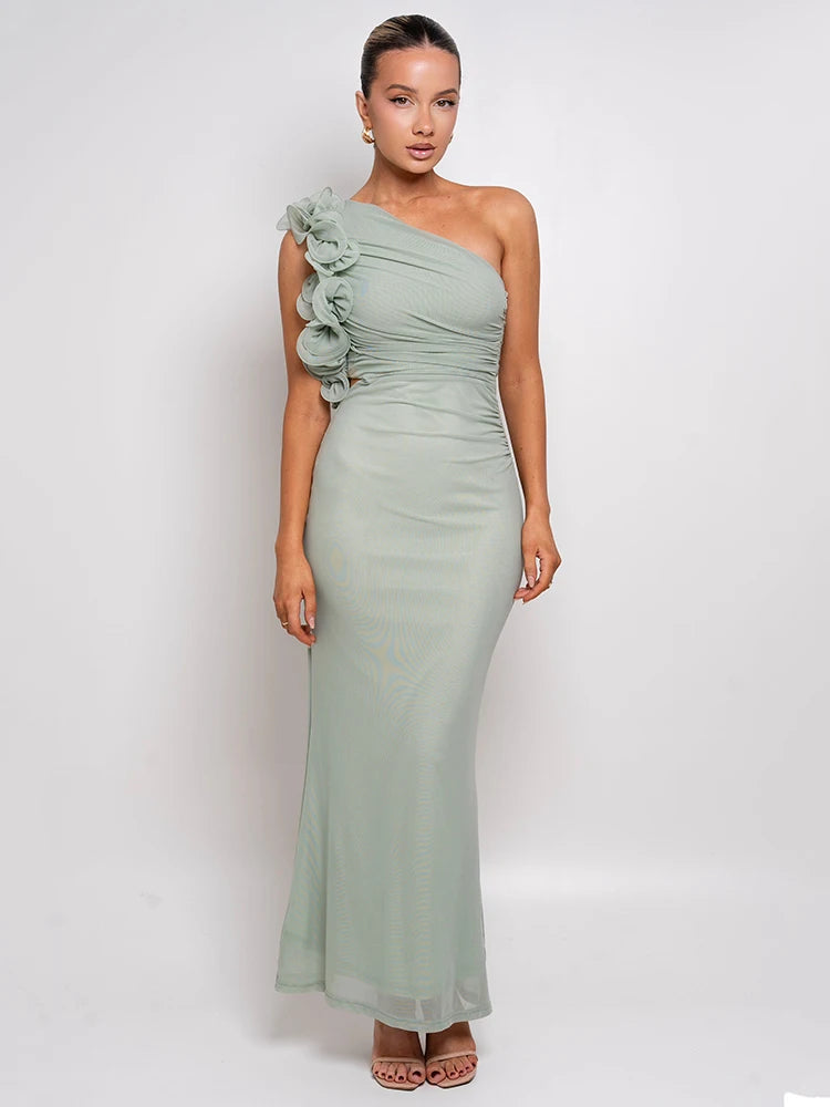 Avery - One shoulder dress