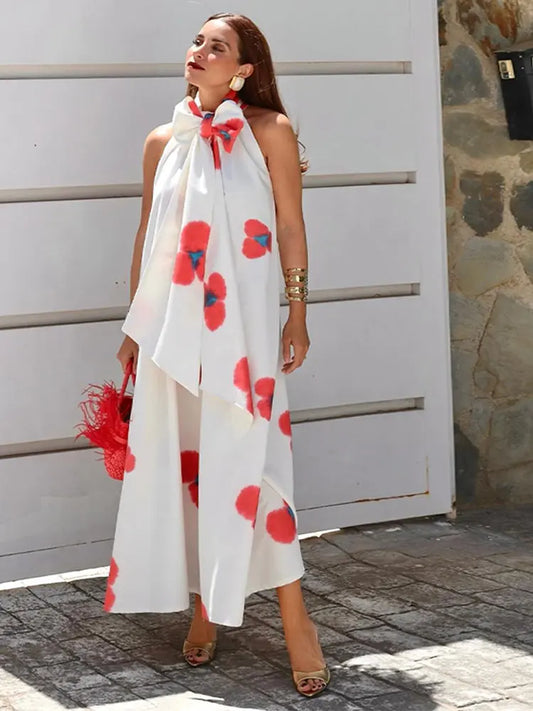 Lyra - Elegant dress with print