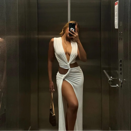 Marni Sophie - Elegant cut out maxi dress