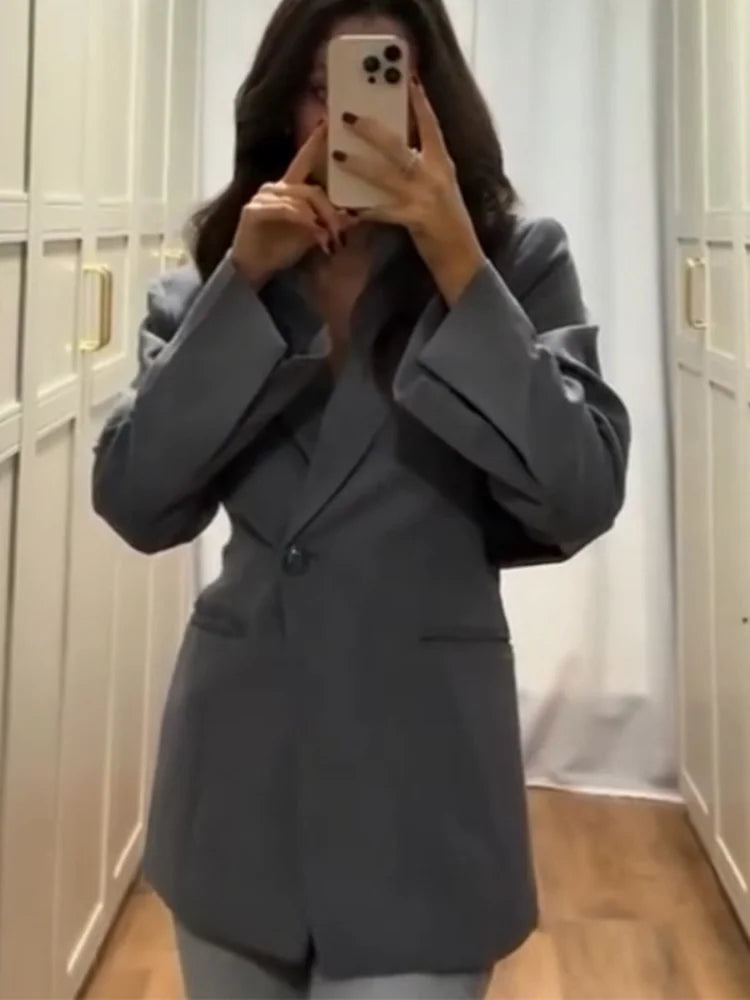 Izzy - Single button blazer jacket