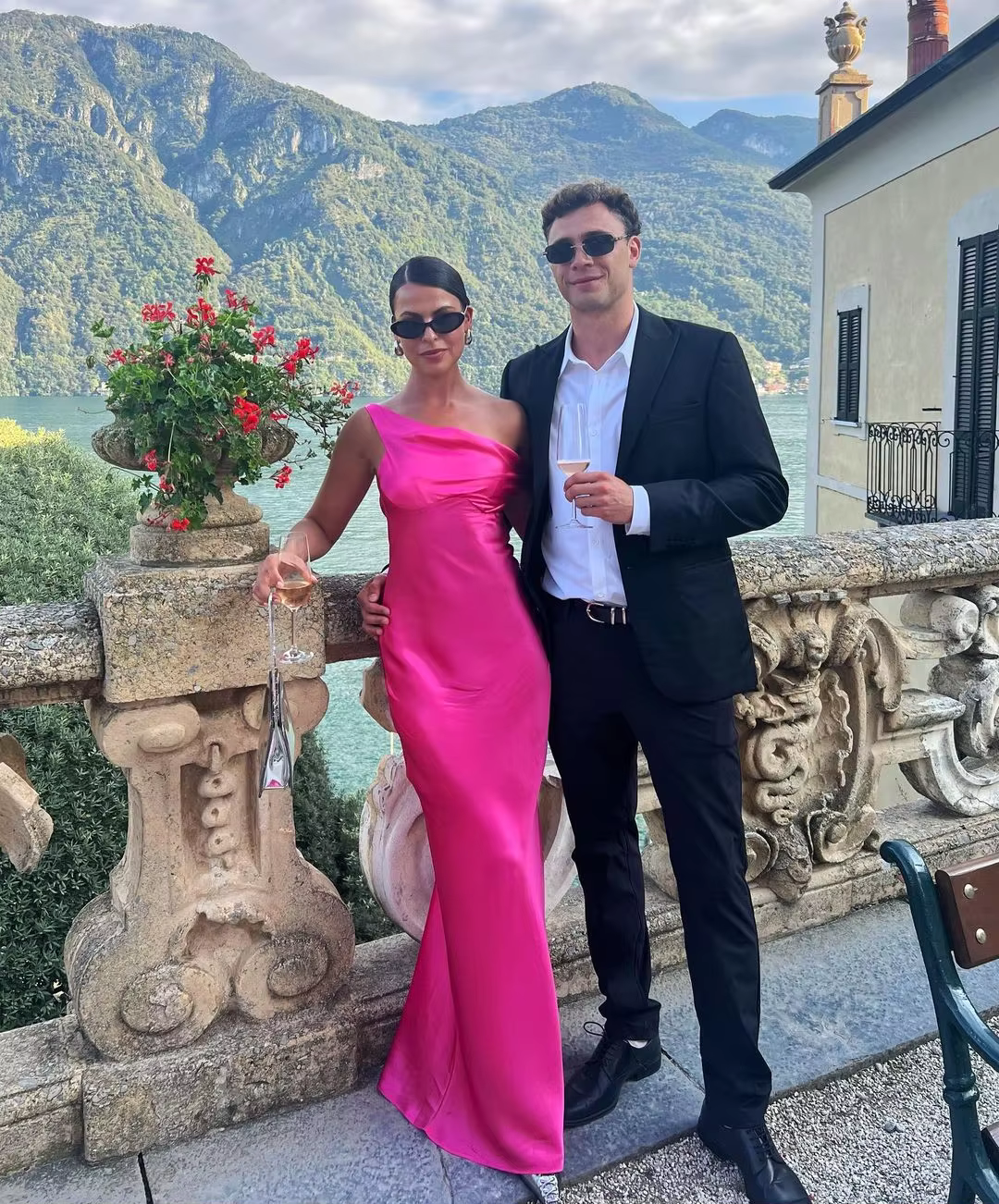Talia - Elegant satin silk dress