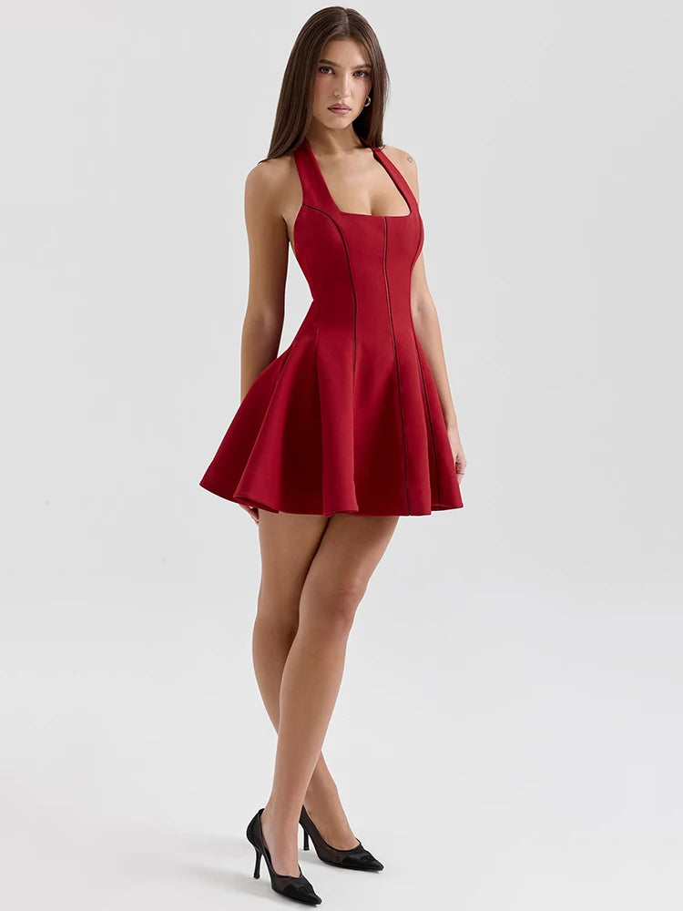 Floriana - Figure flattering mini dress
