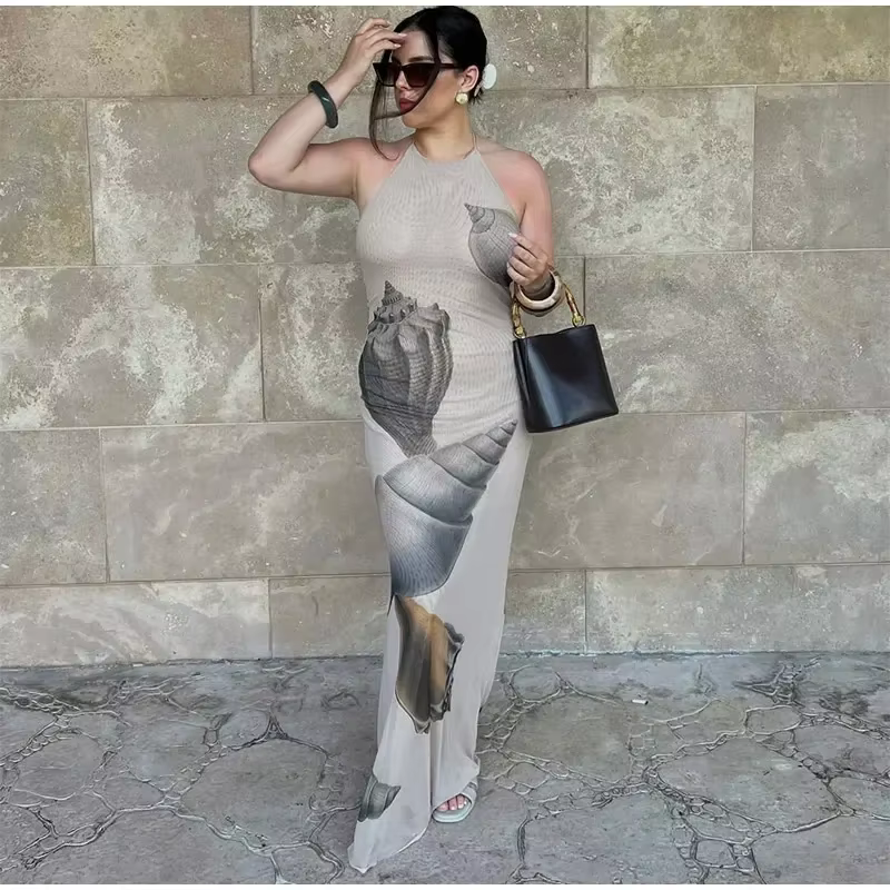 Kelbi - Elegant printed dress