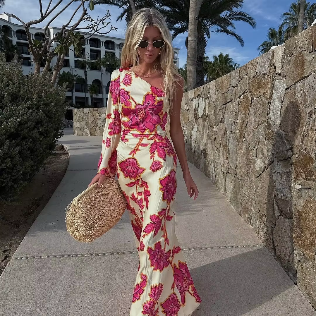 Margo - One shoulder maxi dress