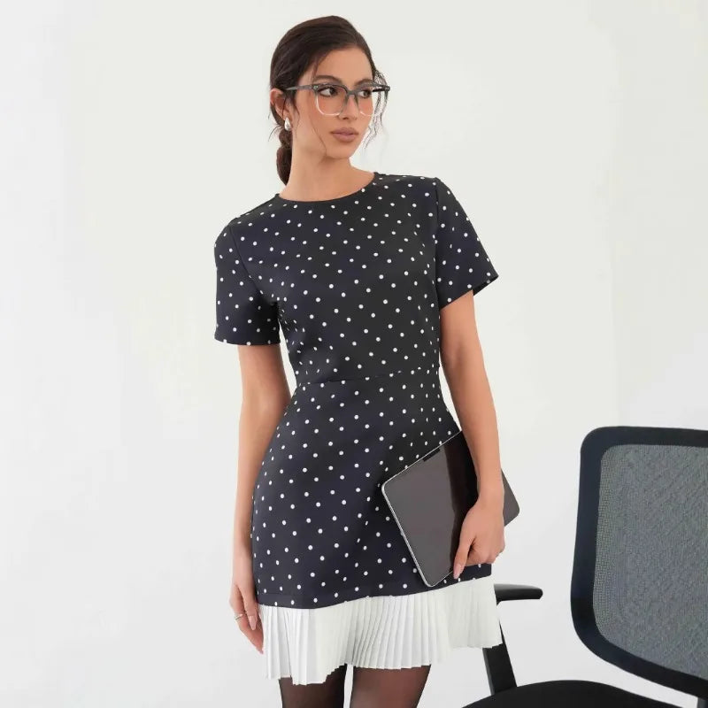 Sarah Mae - Casual polka dot dress