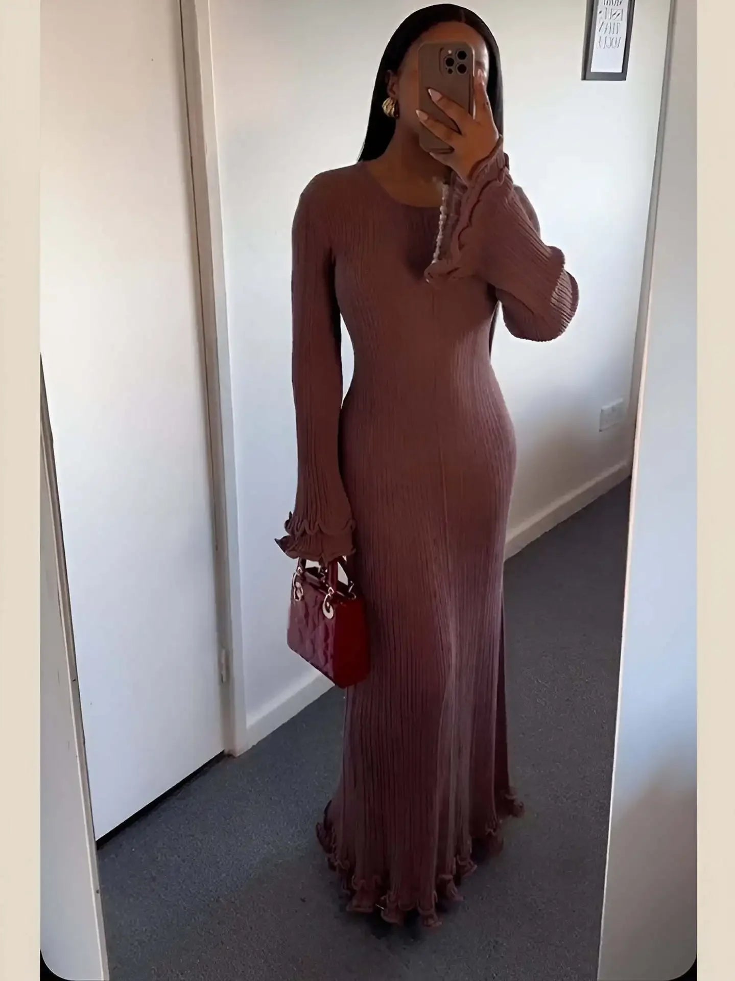 Marie - Knitted long dress