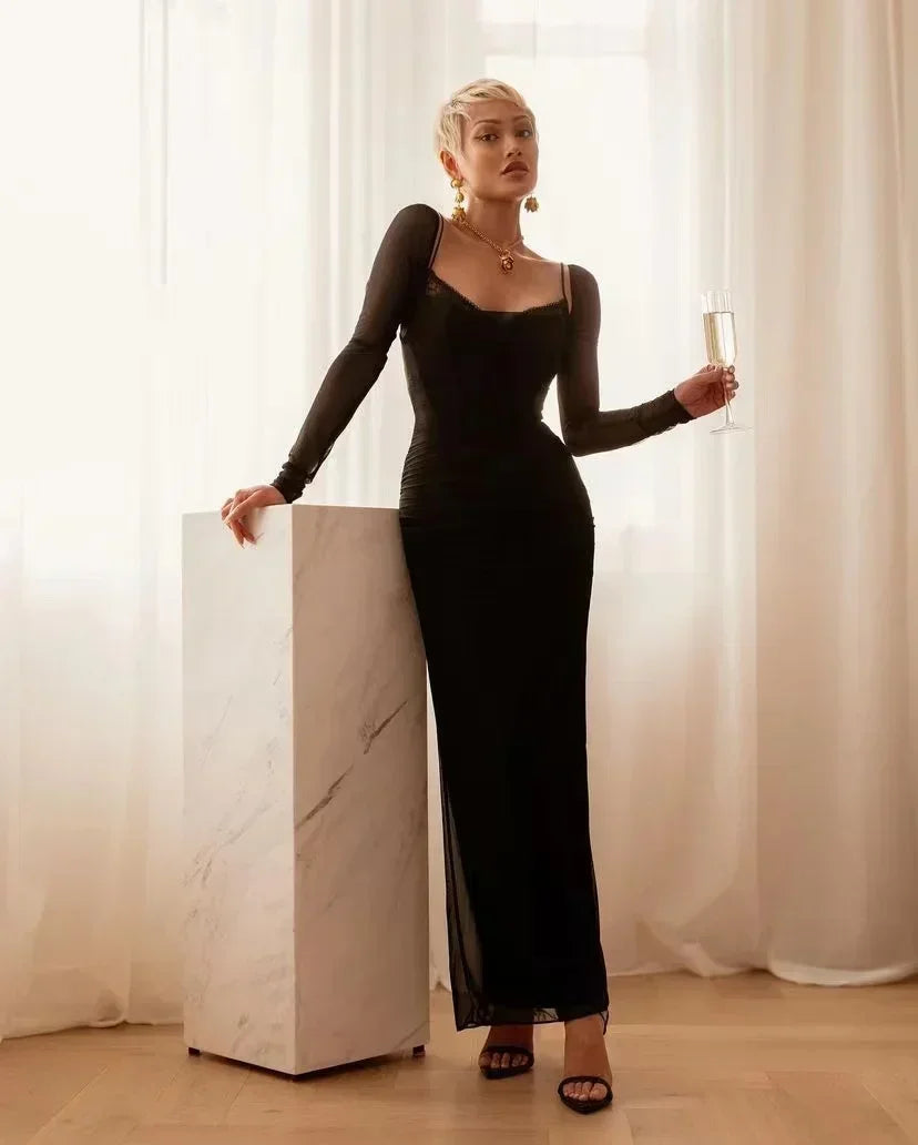 Monet - Elegant figure hugging dress