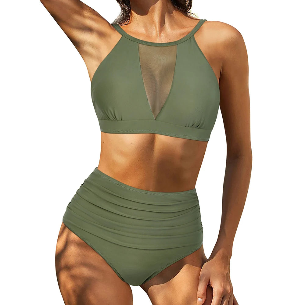Marina - Flattering high waist bikini