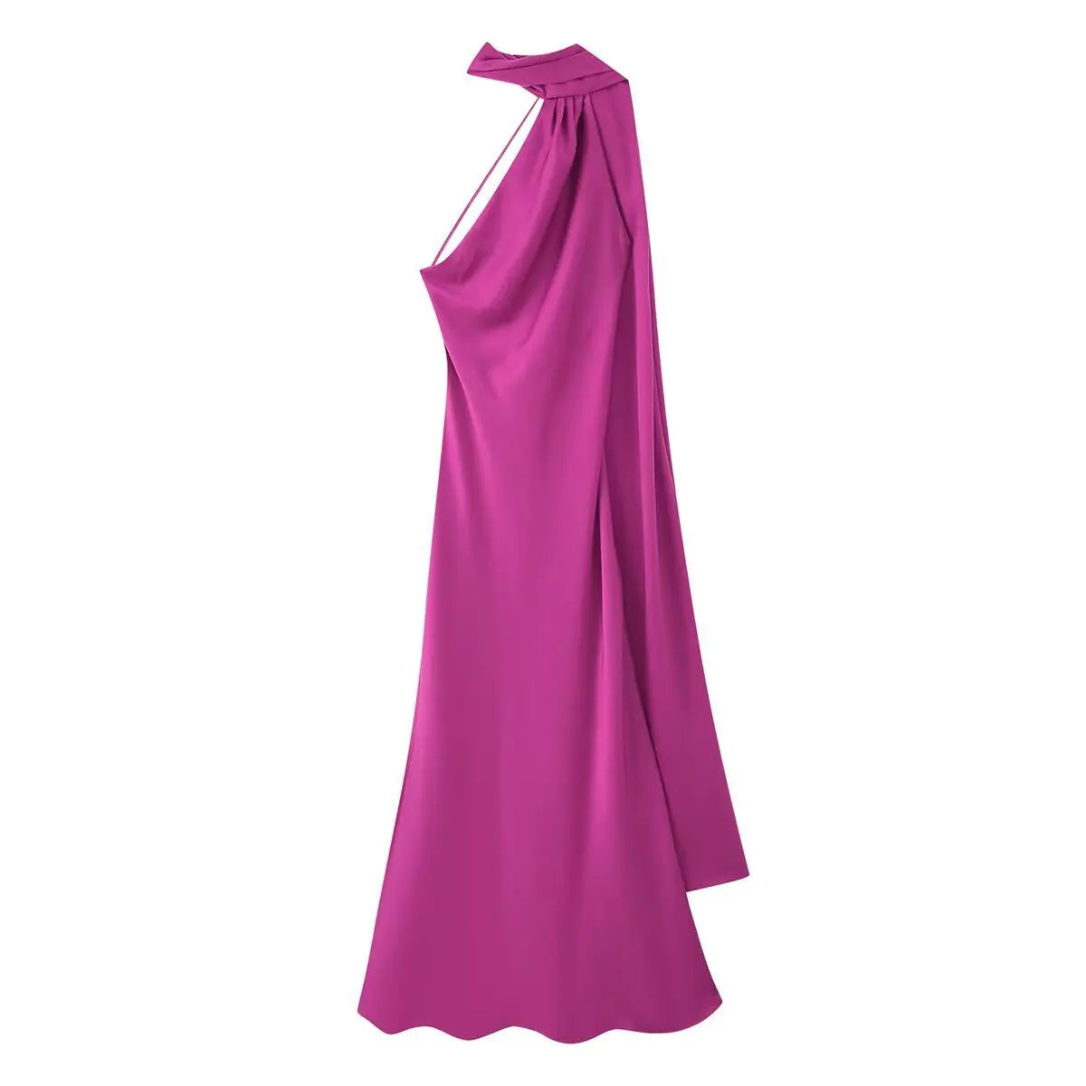 Honey - Backless satin silk dress