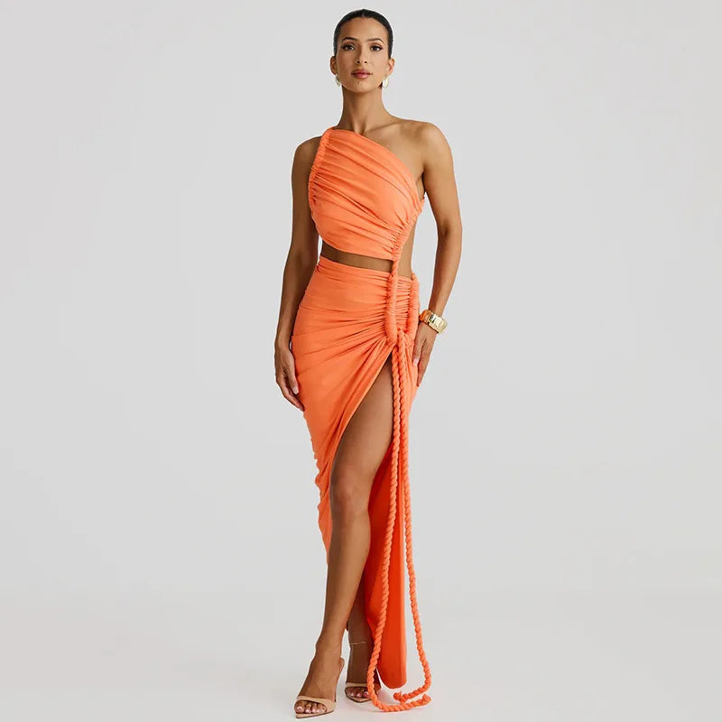Chara - Flattering ruched dress