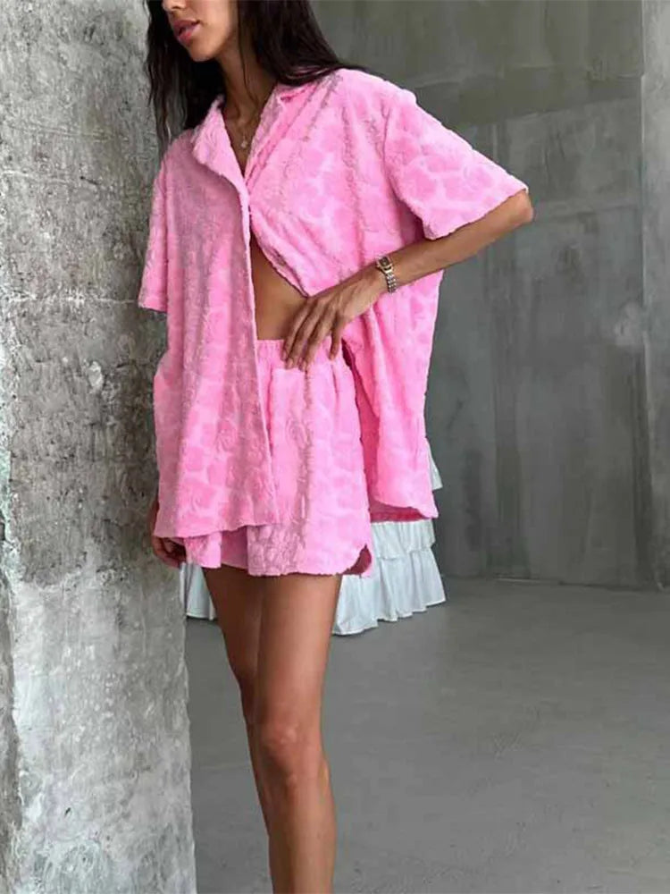 Chiara - Toweling two piece set