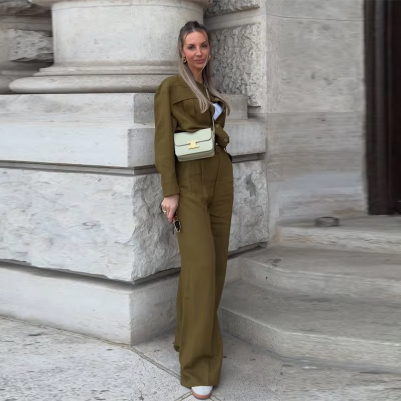 Marlowe - Cotton and linen blend two piece set