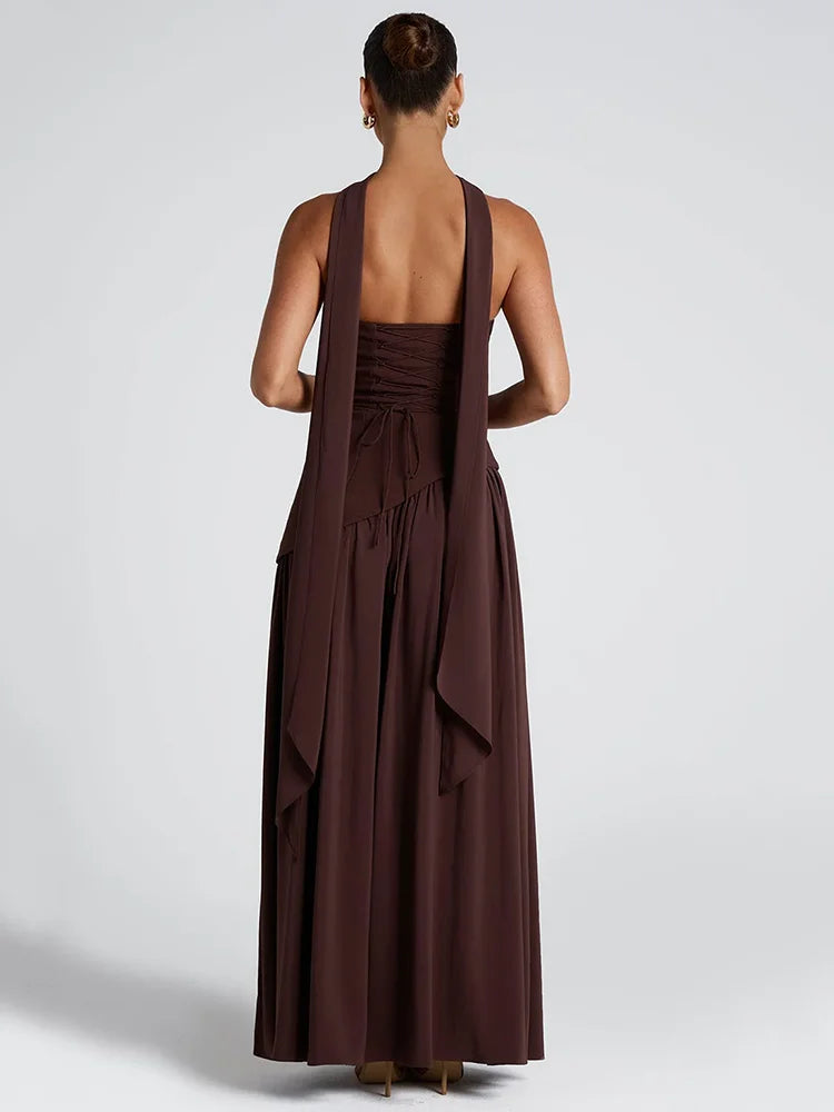 Romana - Elegant strapless dress