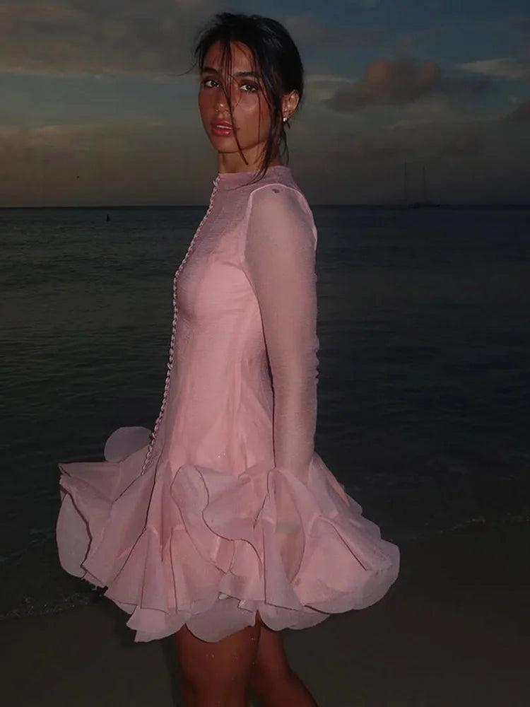 Melania - Elegant ruffled dress