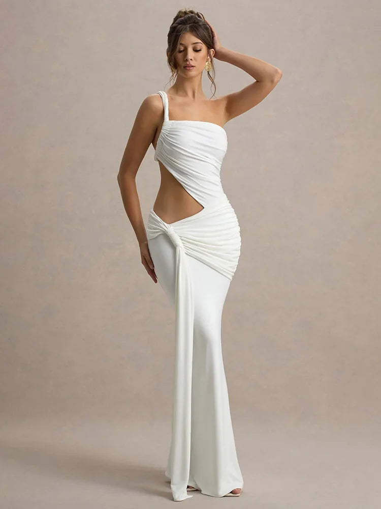 Mireia - One shoulder cut out dress