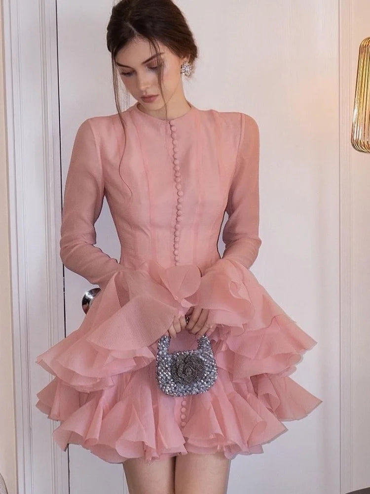 Melania - Elegant ruffled dress