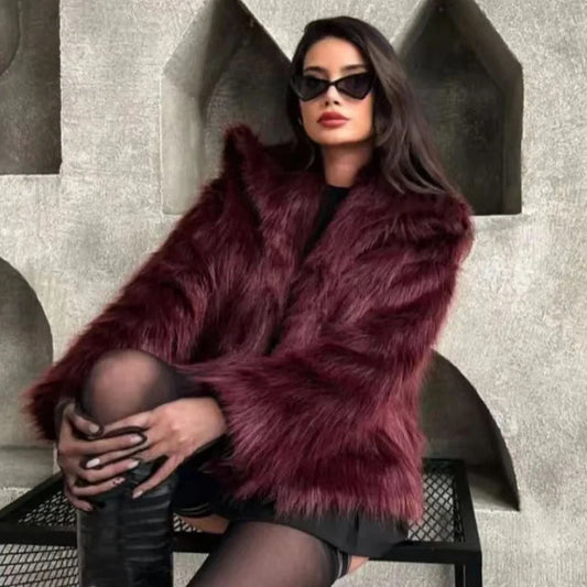 Alina - Faux fur coat