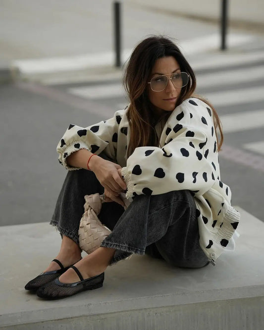 Sarah - Scandi style zipper jacket