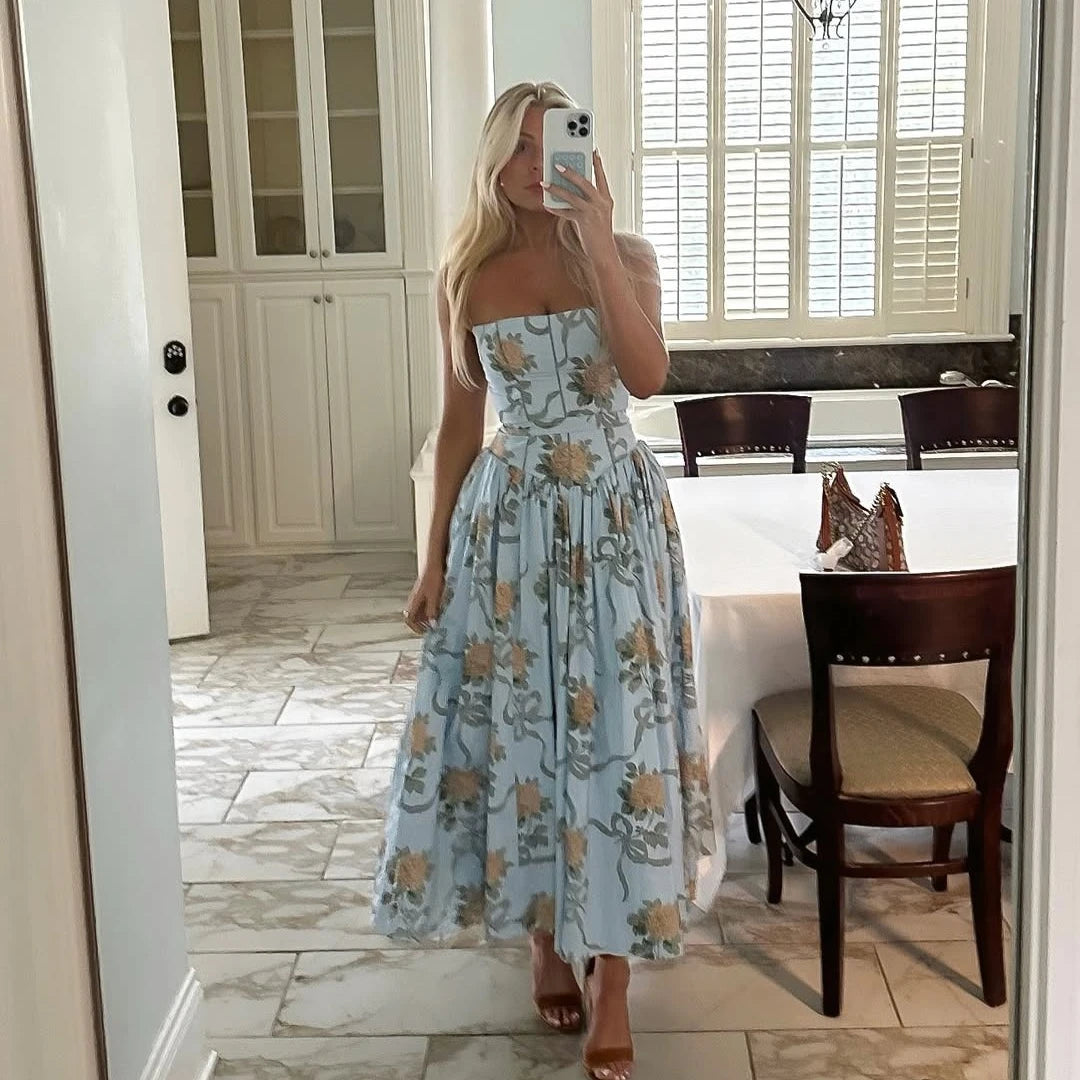 Paloma - Printed a-line dress