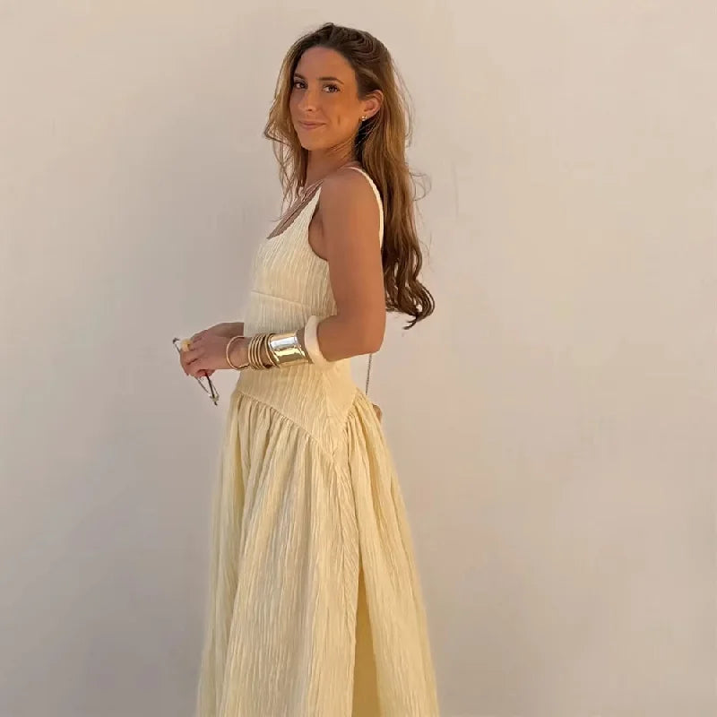 Yvette - Square neckline dress