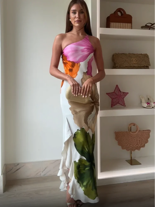 Cleo - One shoulder dress