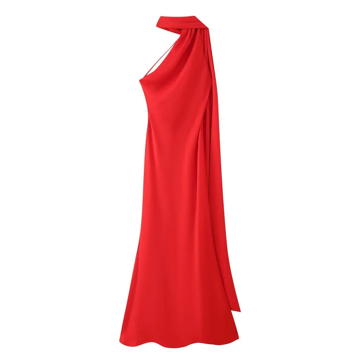 Honey - Backless satin silk dress