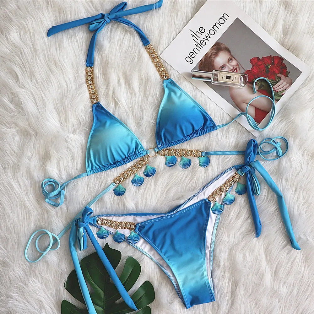 Ibiza - Bikini with embellishments