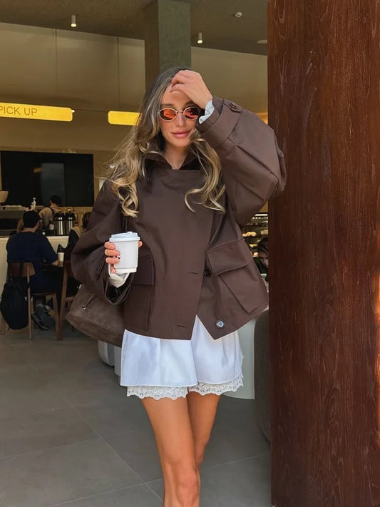 Jillian - Single breasted lapel jacket