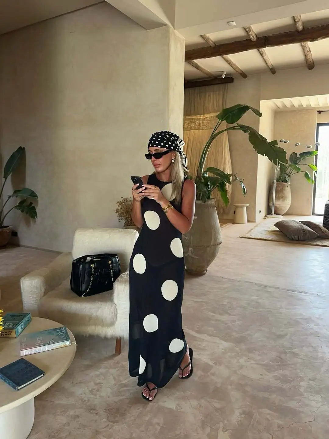Ellerie - Large dot dress