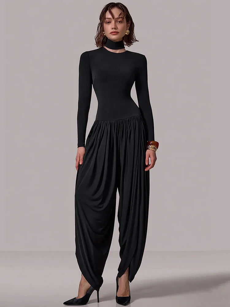 Esmeralda - Draped jumpsuit