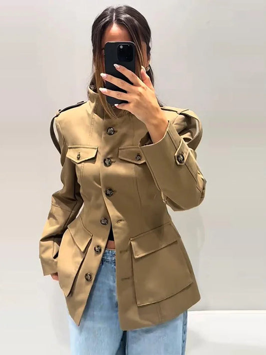 Sarah - Military style jacket