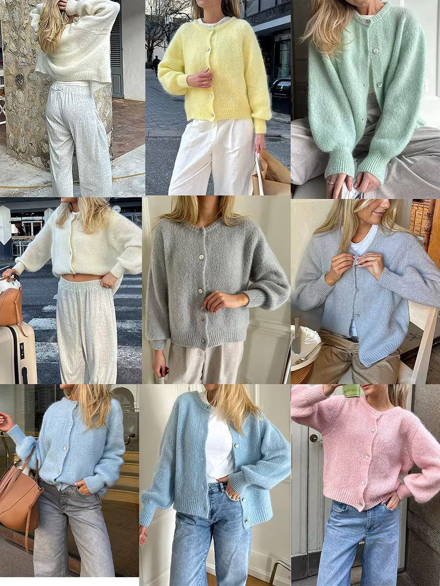 Bridget - Casual soft knitted cardigan