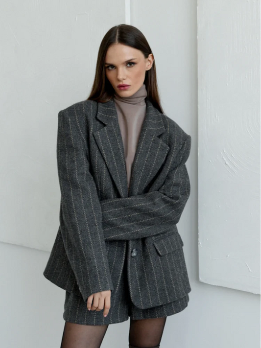 Khaty - Blazer and short two piece set