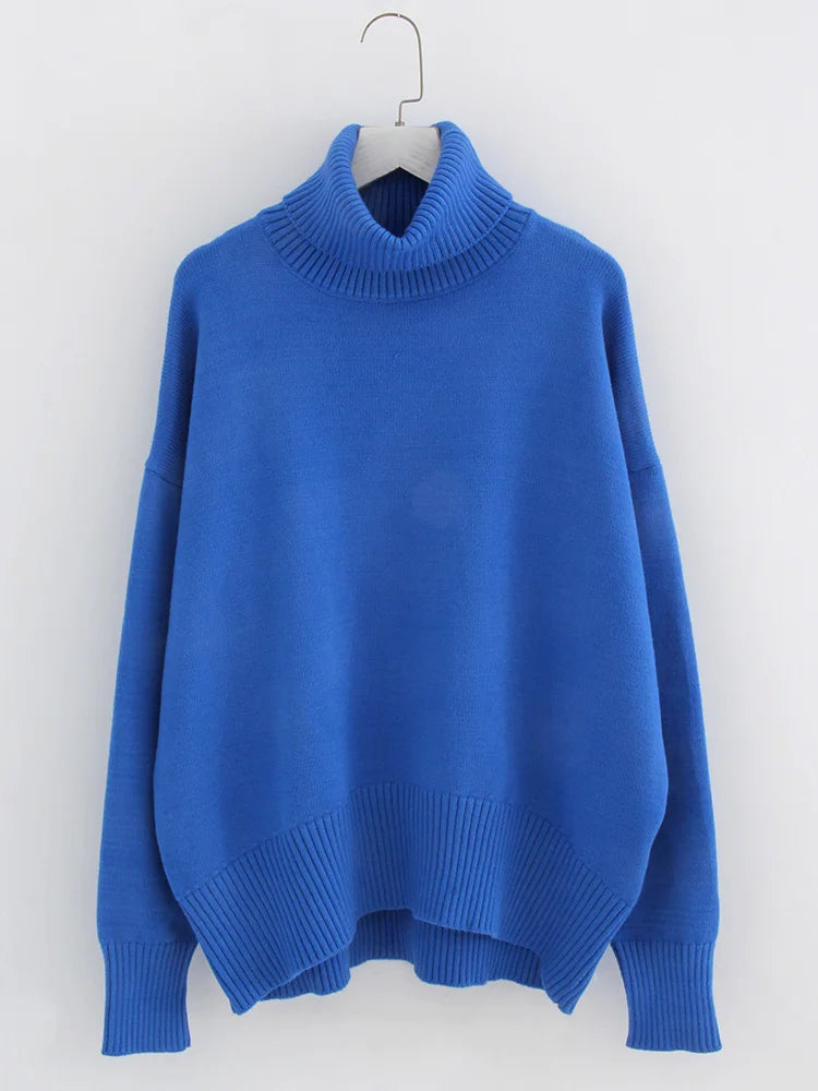 Nora - Knitted high neck sweater