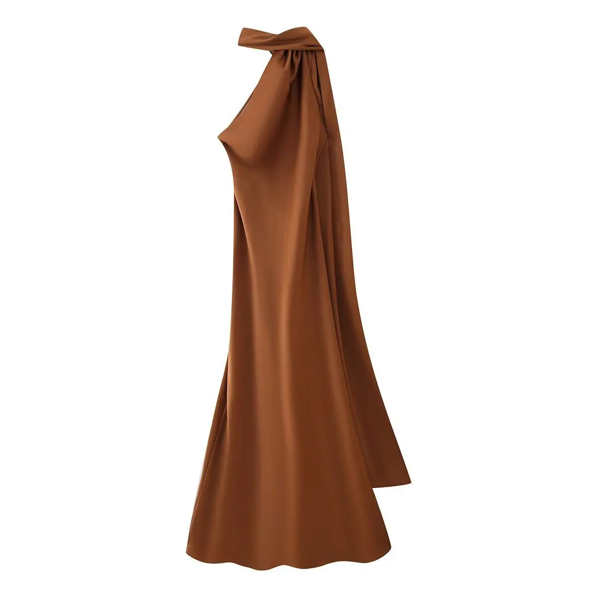 Honey - Backless satin silk dress