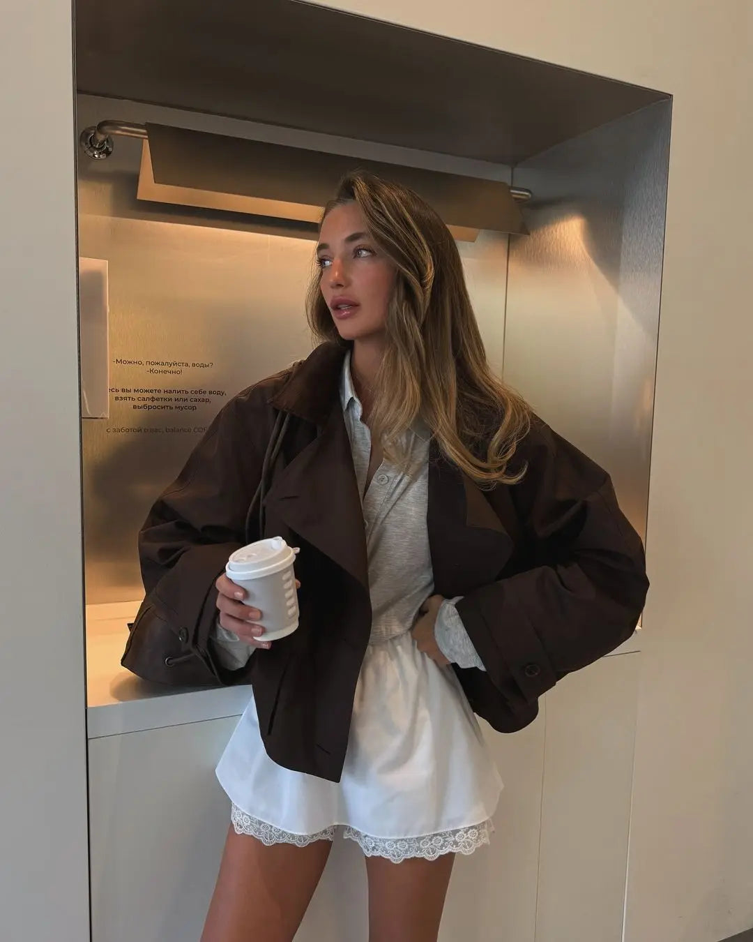 Jillian - Single breasted lapel jacket